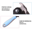 Escova desembaraçadora e Removedora de Pelos para Cachorro e Gato